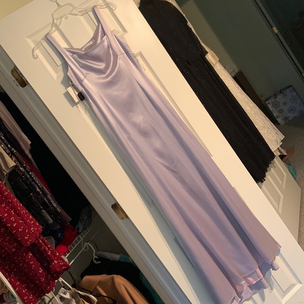 Tahari Lavender Prom Dress